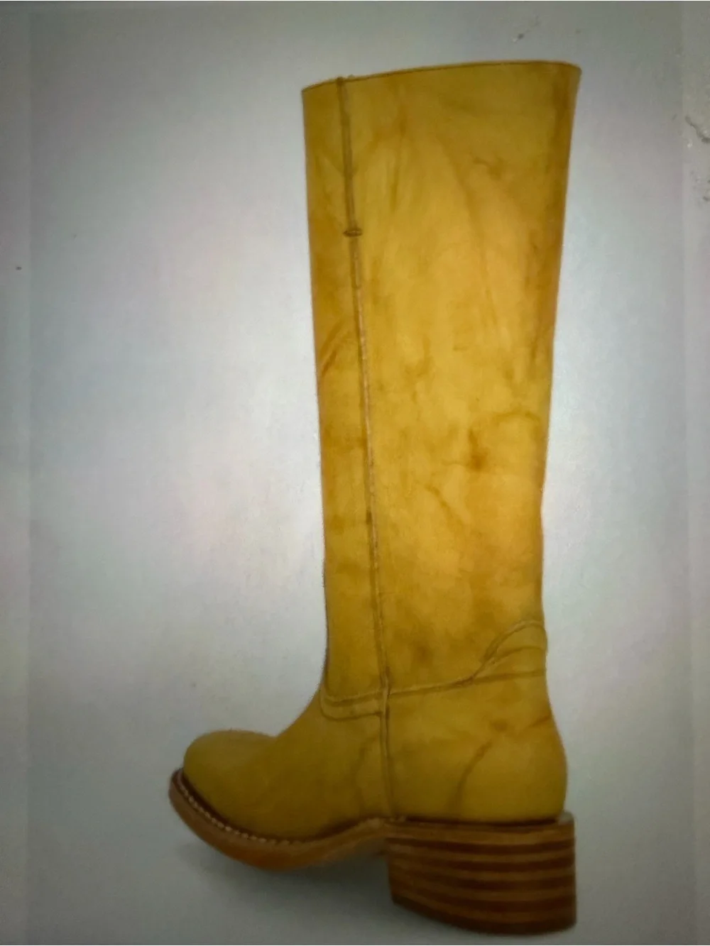Frye Tall Yellow Suede Over-the-Knee Boots